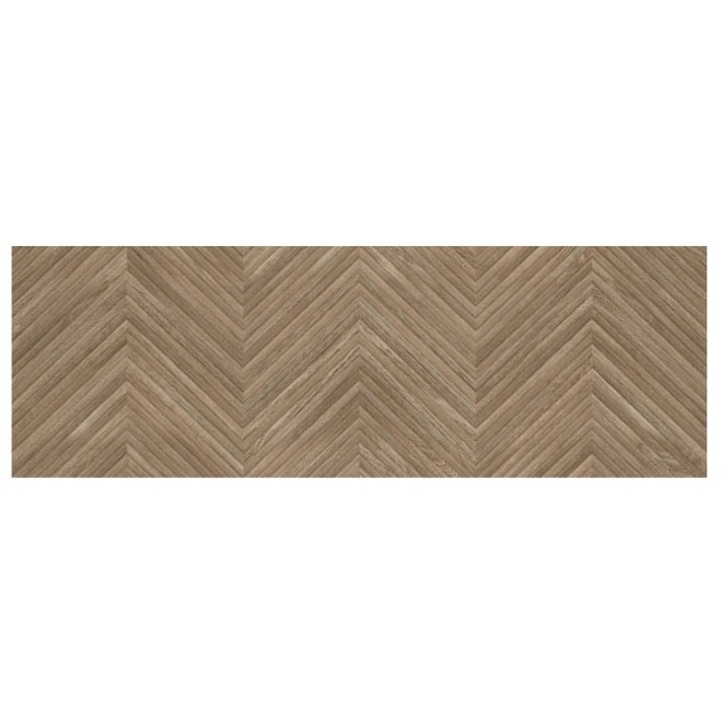 Baldocer Cerámica Larchwood Zig Ipe Houtlook Wandtegel 30x90cm